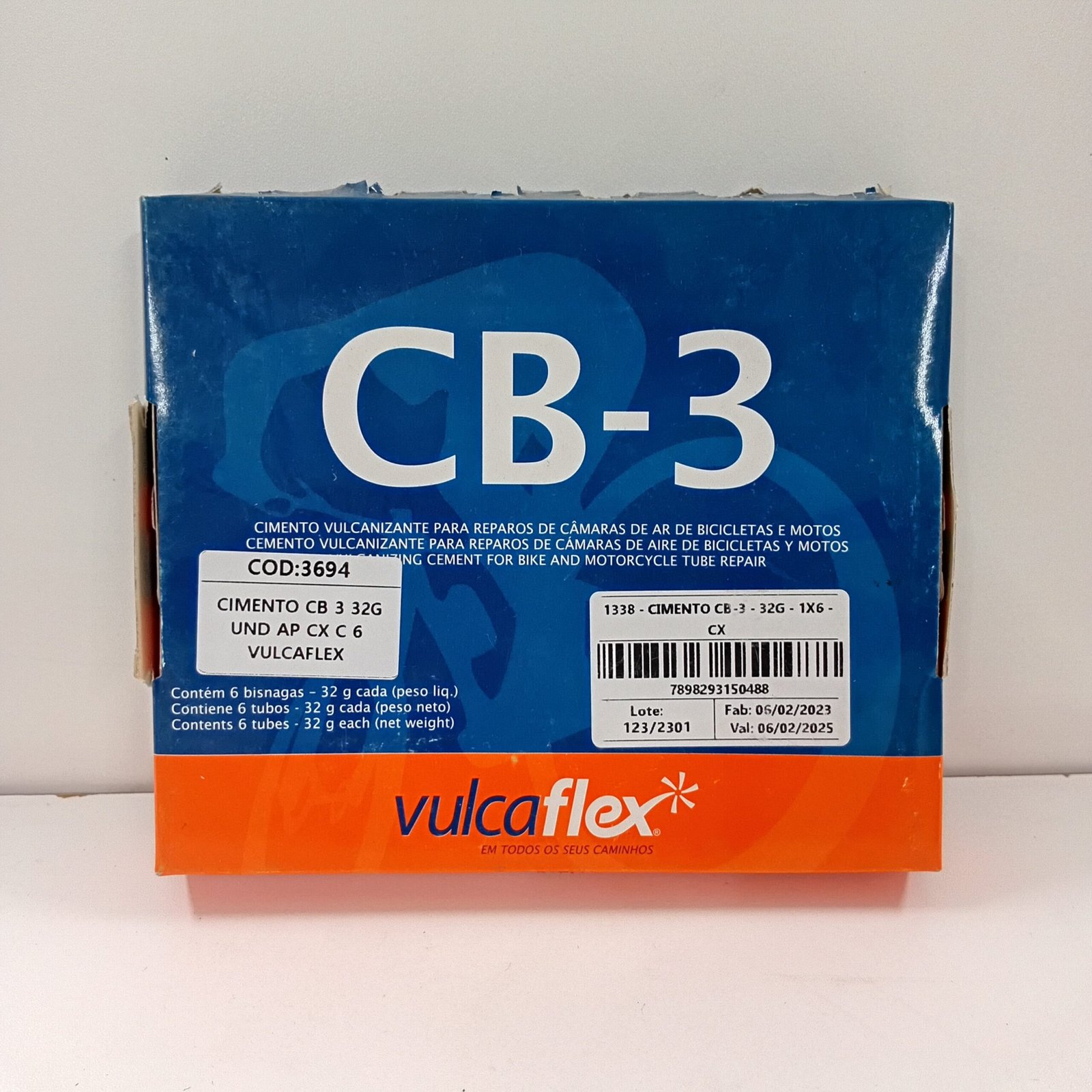 CIMENTO CB 3 32G UND AP CX C 6 VULCAFLEX