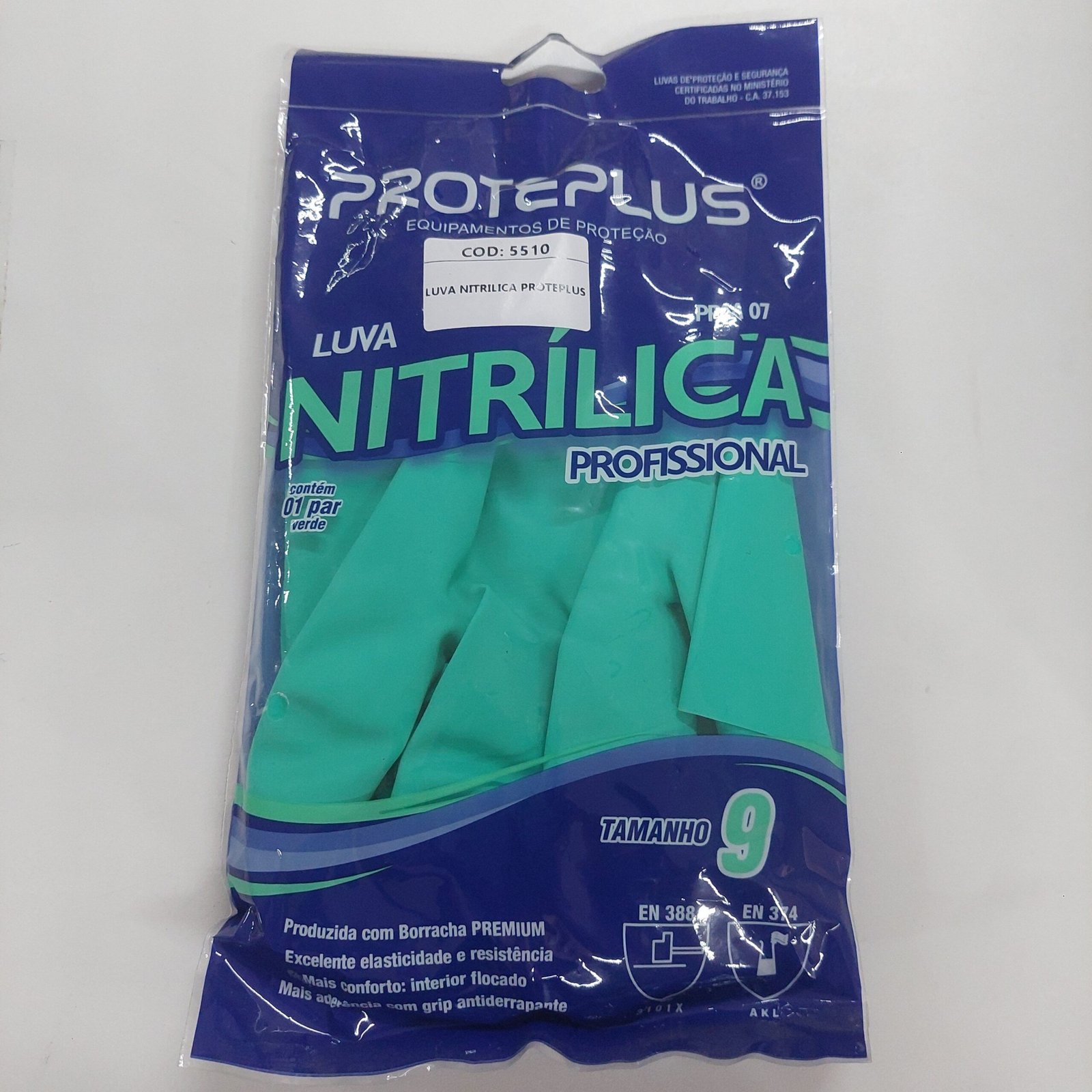 Luva Nitrílica Profissional