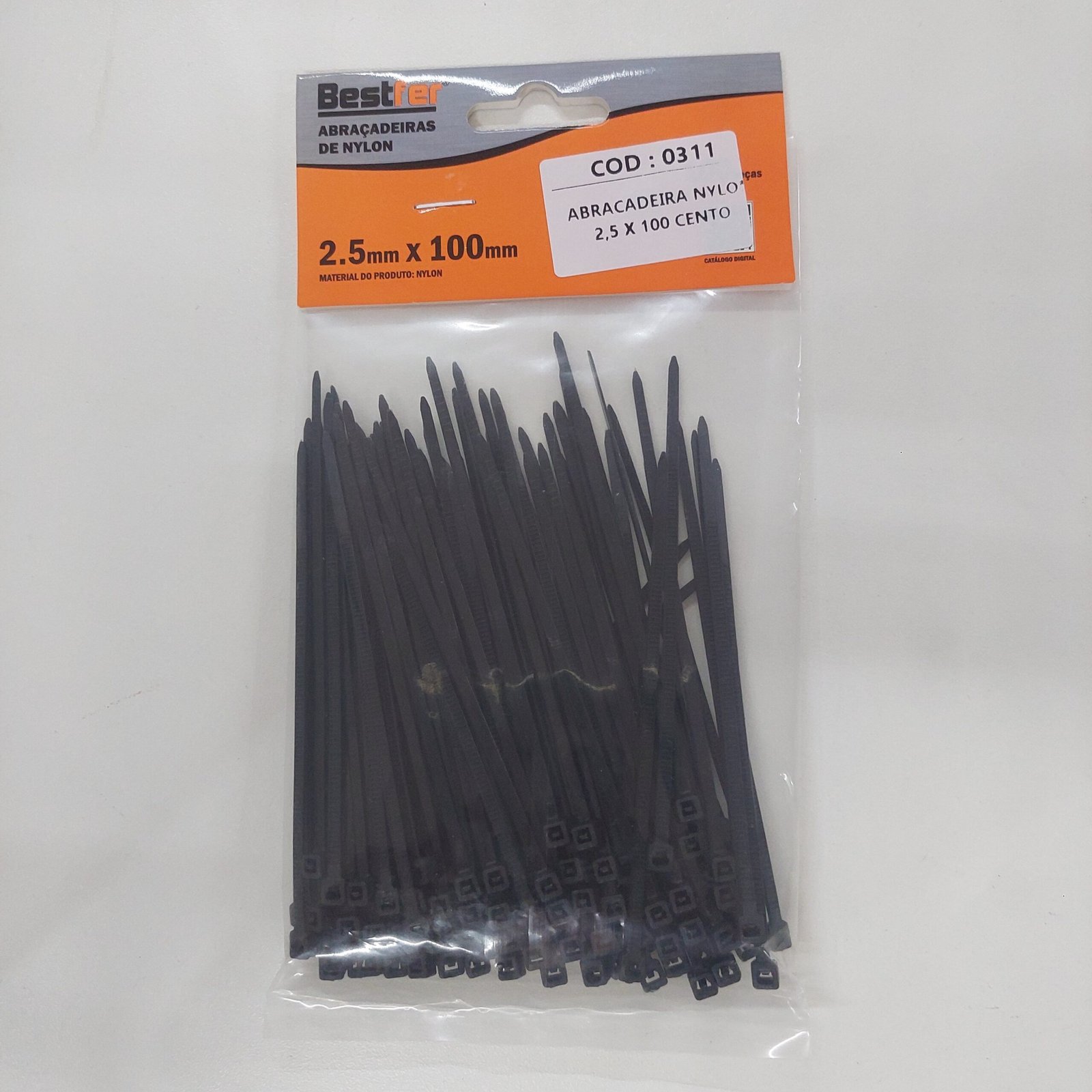 ABRACADEIRA NYLO 2,5 X 100 CENTO