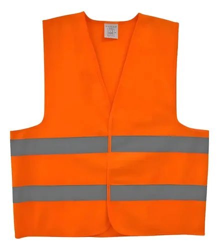 COLETE REFLETIVO LARANJA S ZIPER PROTEPLUS PPS08
