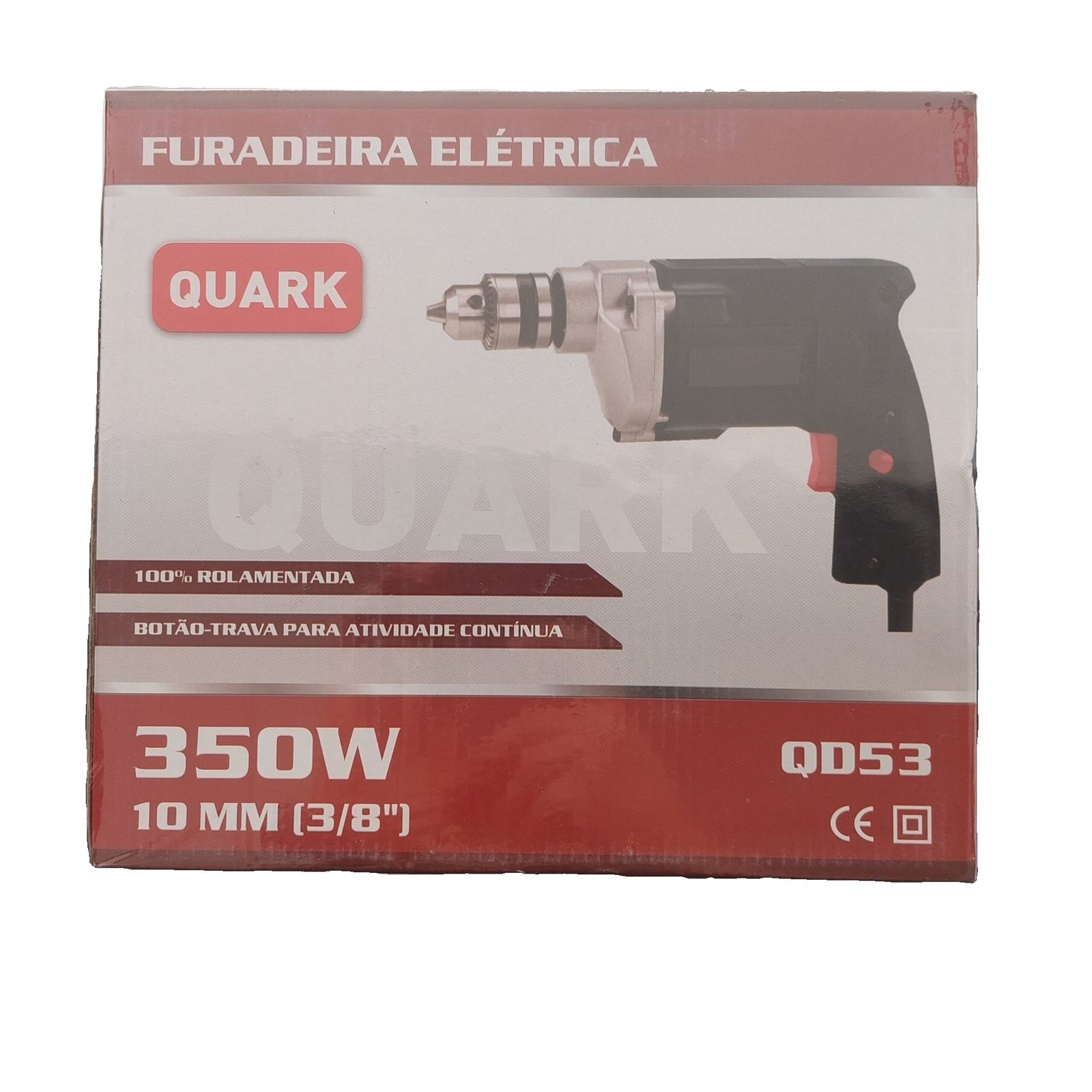 Furadeira elétrica 350w 3/8 220v  quark