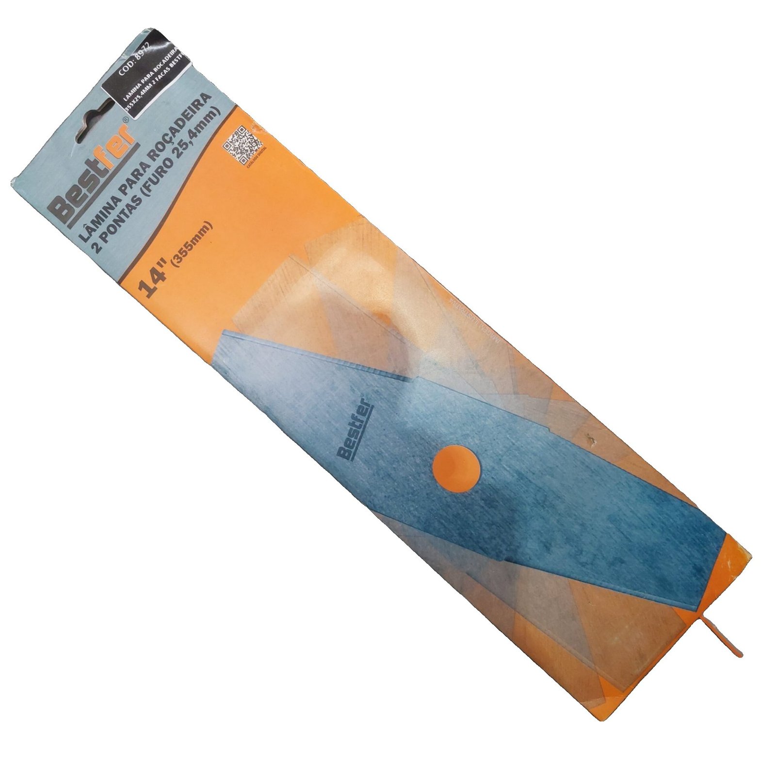 LAMINA PARA ROCADEIRA 355X25,4MM 2 FACAS BESTFER