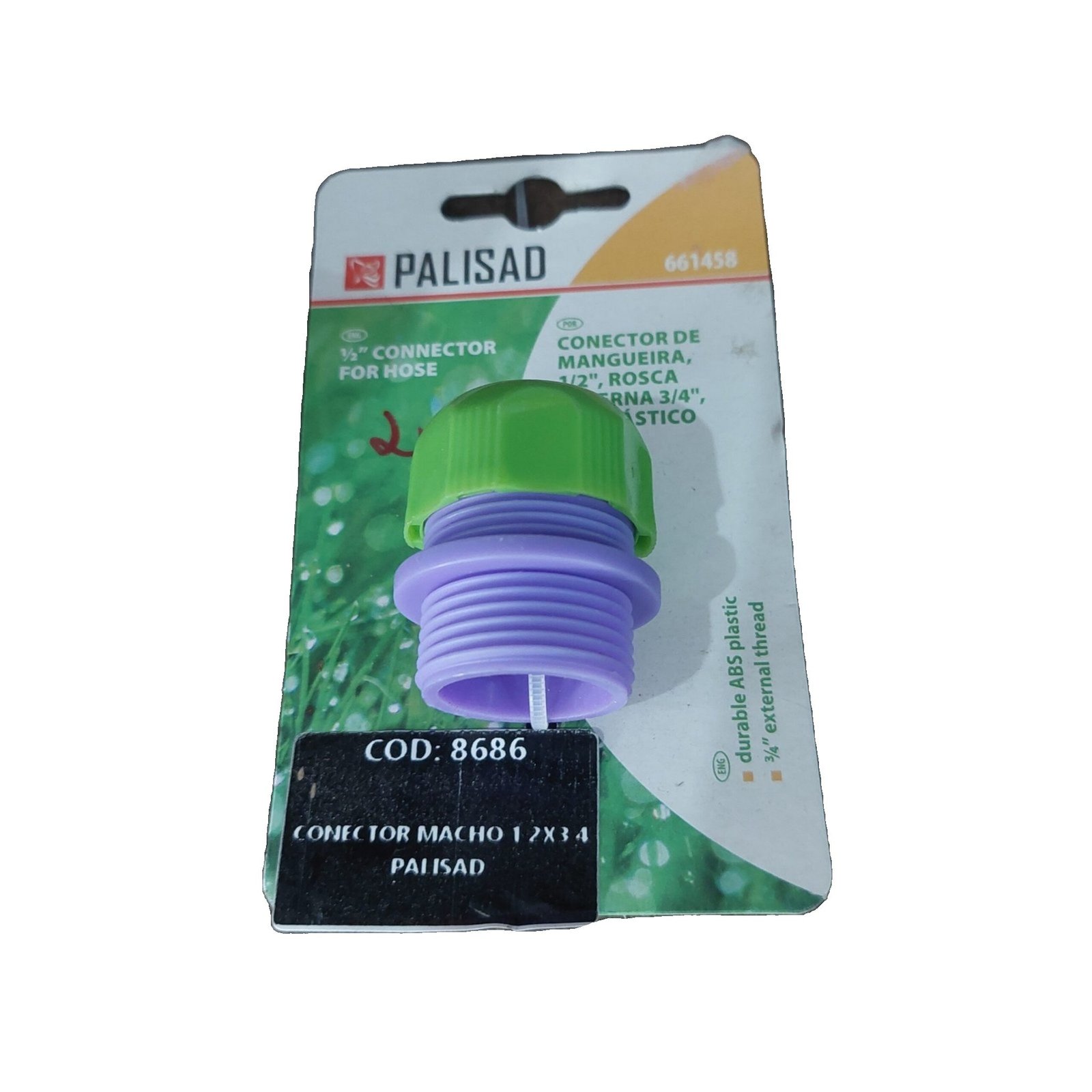 CONECTOR MACHO 1 2X3 4 PALISAD